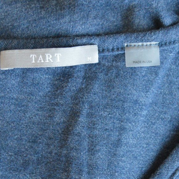 Tart Medium Tank Tie Front Blue Tank | Size Medium - Picture 5 of 6